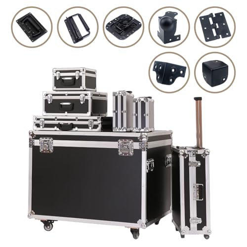 Image of MY MIRONEY 4Pcs Ball Corner Edge Protector Right Angle Cabinet Corner Metal Corner Protectors for Flight Road Case Box