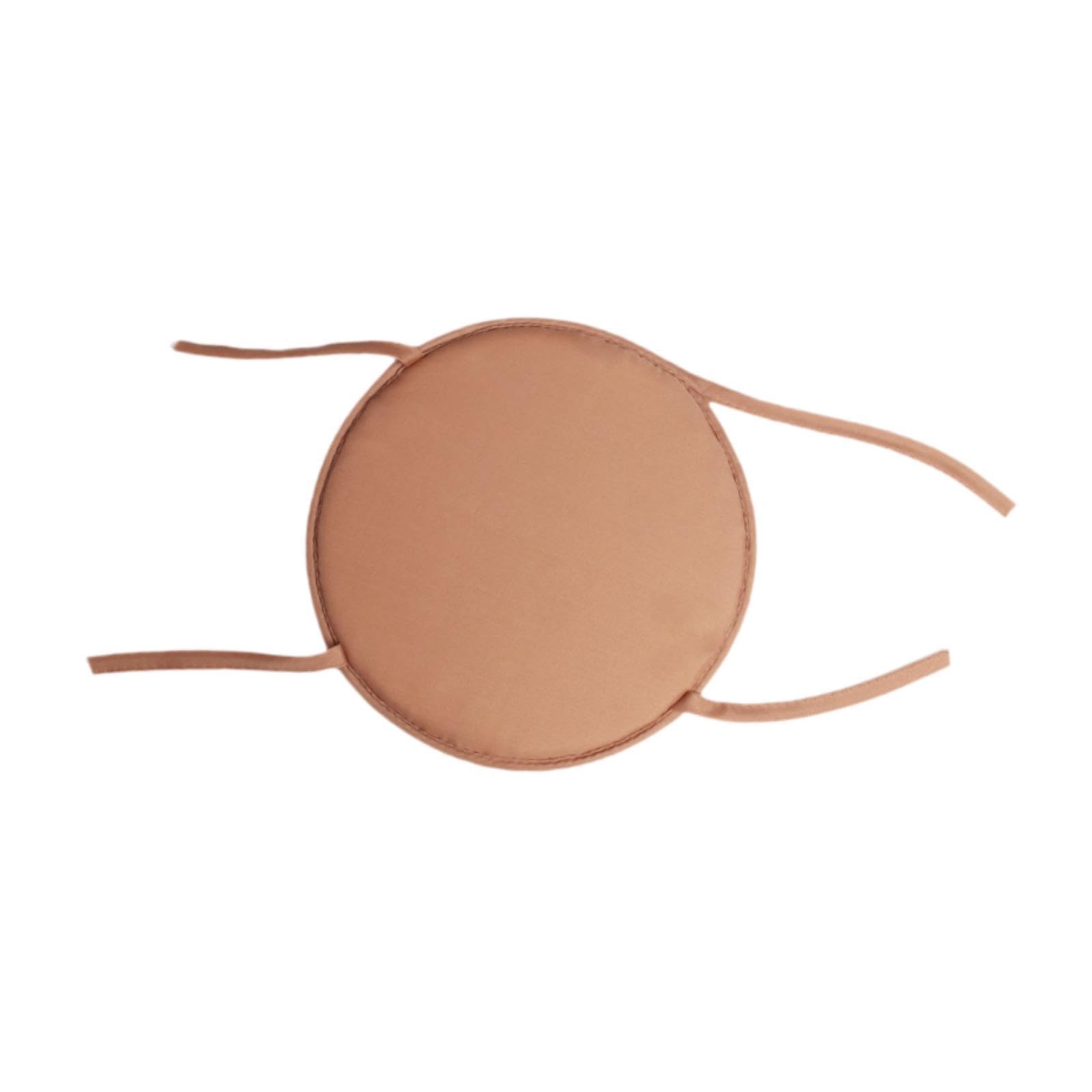 THE STYLE SUTRA Round Chair Cushion Floor Pouf Mat Chair Pad for Tea Ceremony Bedroom Office Brown 38 cm-image-21