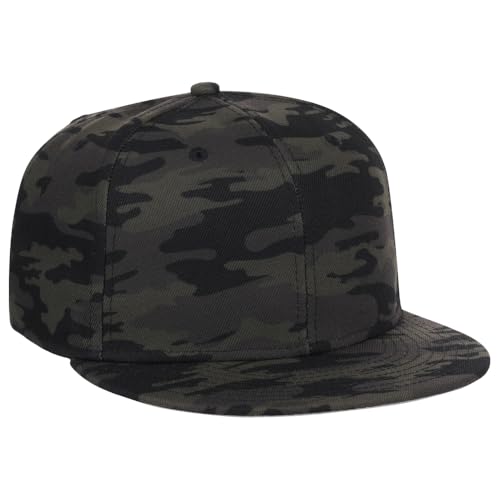 Image of Lids Blank Dime Adjustable Snapback Hat