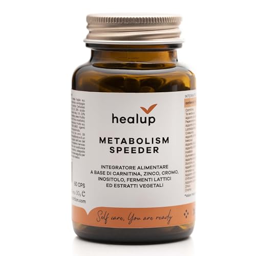 METABOLISM SPEEDER TERMOGENICO - INTEGRATORE con TÈ VERDE, COLEUS FORSKHOLII E ANANAS per Stimolare il Metabolismo e Favorire la Perdita di Peso.