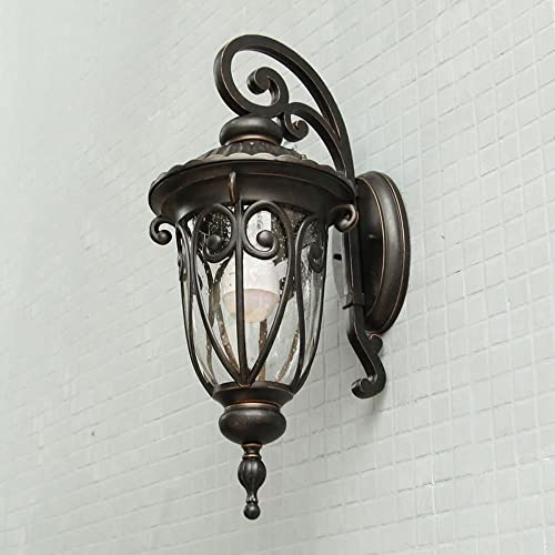 Luminaire lanterne extérieur étanche applique murale alu éclairage externe rétro
