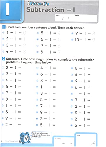 Subtraction: Subtracting Numbers 1-9: Subtracting Numbers 1-20