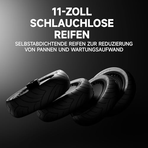 Segway GT3 D, E-Scooter mit Deutscher Stra&szlig;enzulassung, 95 km Eco Modus Reichweite 84km im Sport Modus, doppelte hydraulische Federung, 2400 W Leistung, 150 kg Tragkraft, Smart TFT Display