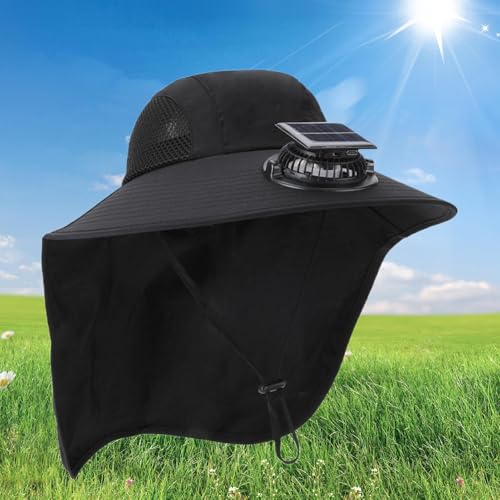 Chapeau de soleil anti-coup de chaleur ventilé avec protège-nuque