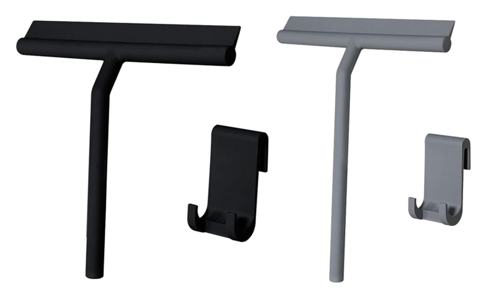 Limpiador Negro Gris con Soporte para Azulejos(Gray)