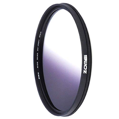 ZOMEI Filtre d'objectif gris dégradé ultra fin 58 mm Cover