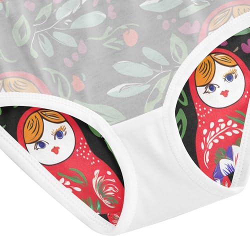 Russian Nesting Dolls Flowers Toddler Girls's Underwear 2T 202c1369 5