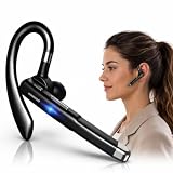 VIPA - Auriculares Manos Libres con 72 Horas de Conversación - Conexión de Doble Dispositivo Compatible con Cualquier Marca Escucha y Microfono