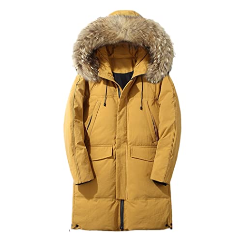 Manteau d'hiver long homme imperméable contre le froid intense