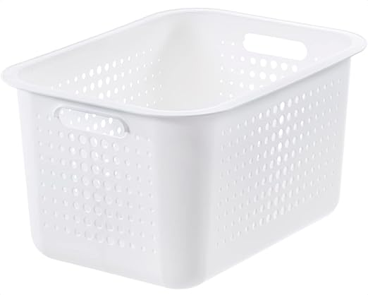 SmartStore Storage Basket With Handles In Blue 11.4L (36.5x27x15cm