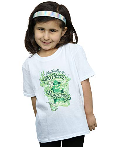Harry Potter Girls Floo Powder T-Shirt White 9-11 Years