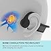 Creative Outlier Free Mini Wireless Bone Conduction Headphones with Bluetooth 5.3, IPX5 Sweat and Water Splash Resistance, Multipoint Connectivity, Up to 6 Hours of Battery Life, Built-in Mic