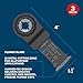 BOSCH 1-1/4 in. OSL114JF-3 Starlock Oscillating Multi-Tool Bi-Metal Blade 3-Pack - Professional Swiss-Made Precision, 3D Interface Design, Universal Tool Compatibility for Clean Cuts in Hard Wood