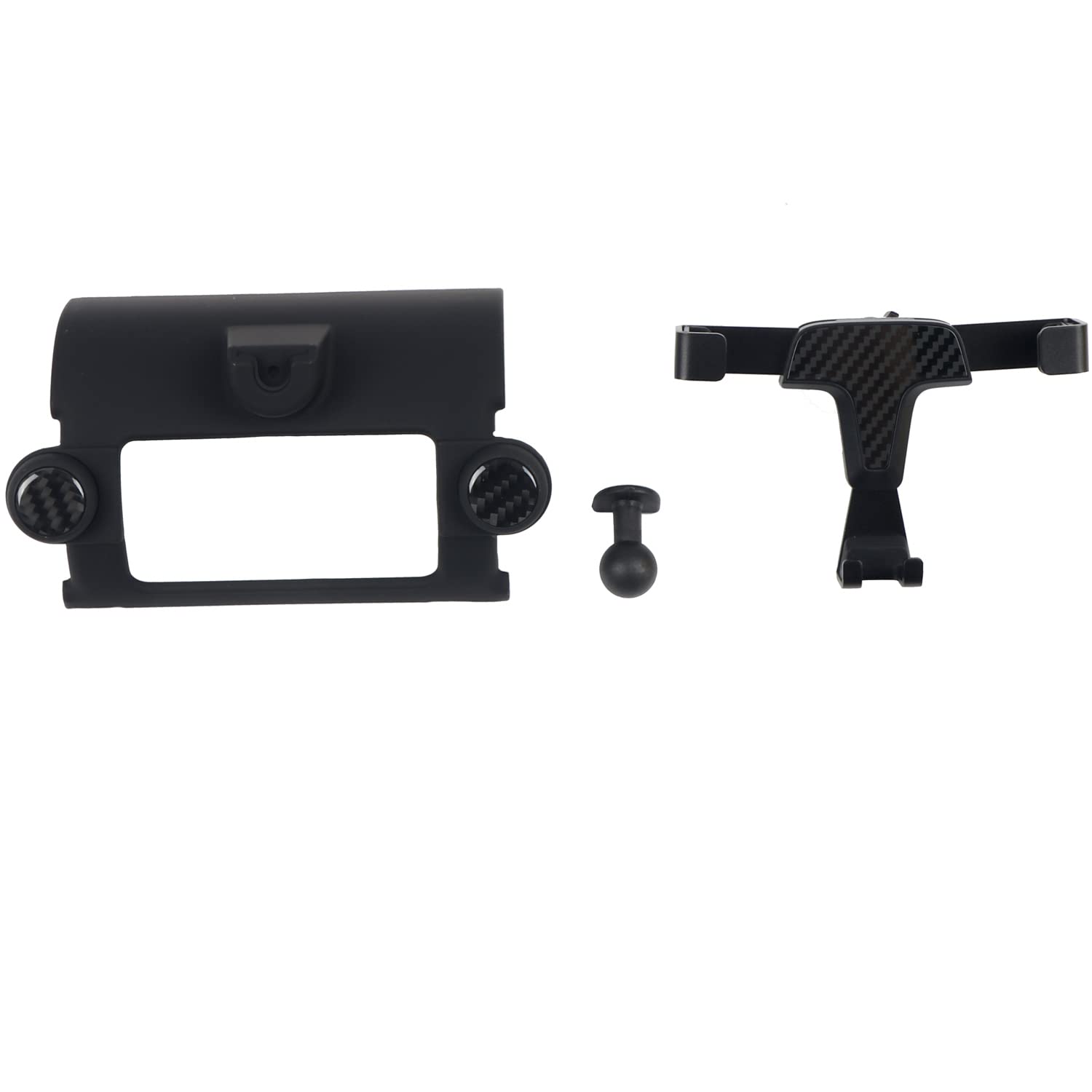 HIGH FLYING for Toyota FJ Cruiser (XJ10) 2007-2014 Accessories Car Holder, Center Console Air Vent Mount Cell Phone Holder Universal Compatible with Most Smartphones 1 set (Carbon Fiber Grain)