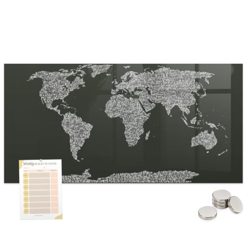 Tablón de anuncios magnético de 100x70 cm para mantener al día la cartelera informativa.
