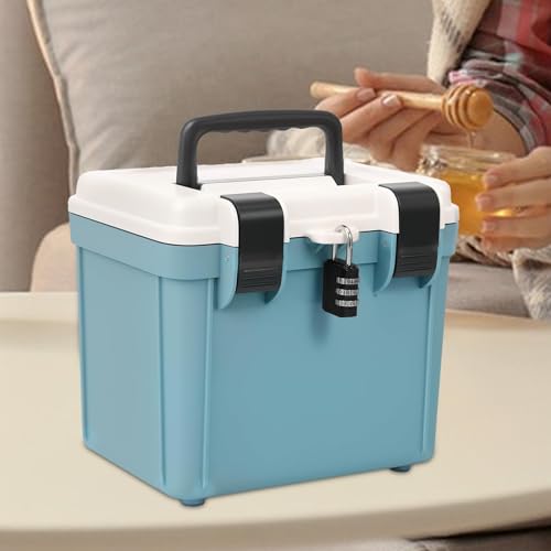 Boîte de rangement avec serrure à code pour sécuriser vos documents