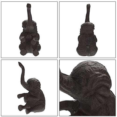 Sumnacon ULSMC00913 Cast Iron Cute Elephant Door Stop thumb #3