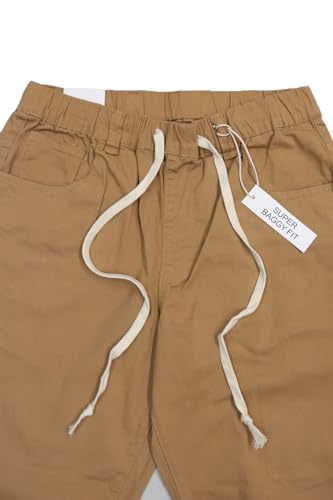 URBANJ Men's Baggy Jogger Pants Loose Fit Elastic Waist Pants Size S-5XL4