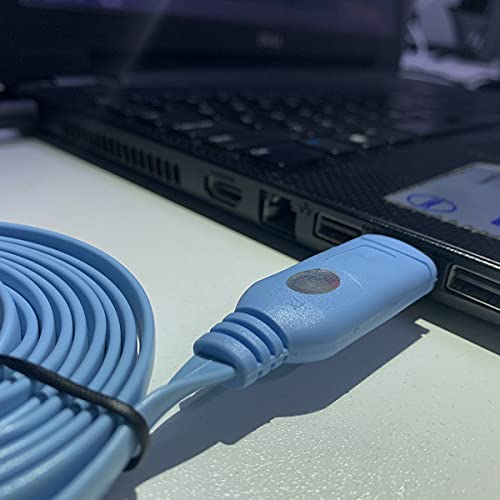 DSD TECH Câble SH-RJ45P USB vers Console avec Puce PL2303GT pour commutateurs de routeurs Cisco 1.8M / 5.9FT