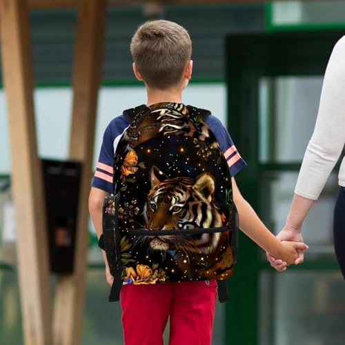 Sac à dos scolaire grande capacité avec trousse pour adolescent chargé