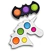 BirdWing Eenhoorn en vleermuis Anti-stress Simple Dimple Push Pop It Fidget, Unicorn en Bat Sensory speelgoedset voor…