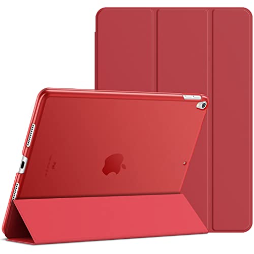 JETech Case for iPad Pro 10.5-Inch and iPad Air 3 (10.5-Inch 2019, 3rd Generation), Smart Cover Auto Wake/Sleep Cover (Red)