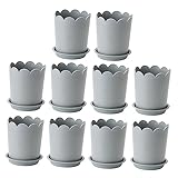 Pots de jardinière avec drainage - ils ont une perméabilité et une perméabilité à l'air, accélèrent cycle sec et humide et plus propices à la des racines, pots de de jardinière