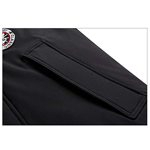 Cadeau Homme Manteau Chaud Doudoune Ajustée à Capuche Fourrure - 3