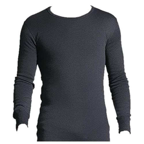 Image of HEAT HOLDERS Mens SockShop Long Sleeved Thermal Vest Charcoal L