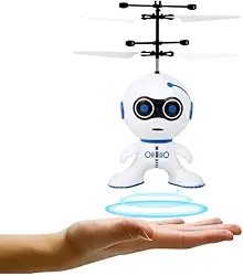 Mini Drone Voador - Robô Helicóptero Voador Infravermelho Brinquedo Luzes LED Recarregavél