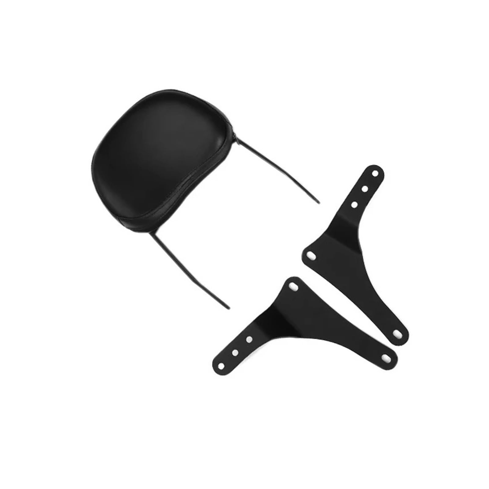 Schienale verticale Sissy Bar Misura Per KEEWAY V302C V302 C Accessori Moto Sedile Passeggero Schienale Posteriore Telaio Kit Di Montaggio Adatto Per Keeway V 302(A-Black)