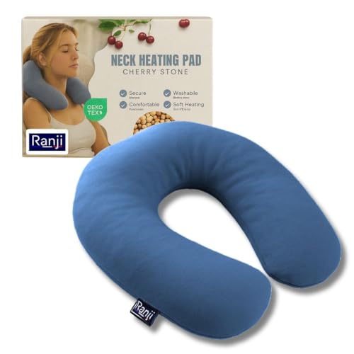 RANJI Kirschkernkissen Nacken Schulter – Körnerkissen...
