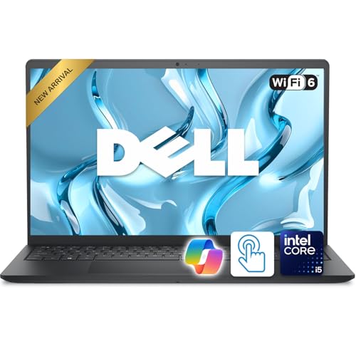 Image of Dell Inspiron 15.6 inch FHD Touchscreen Laptop | 13th Intel i5 (Up to 4.6GHz) | 16GB DDR5 RAM | 1TB SSD | WiFi 6 | HDMI | SD Card Reader | Win 11 | Webcam | Business Laptop for Work, Study & Home Office