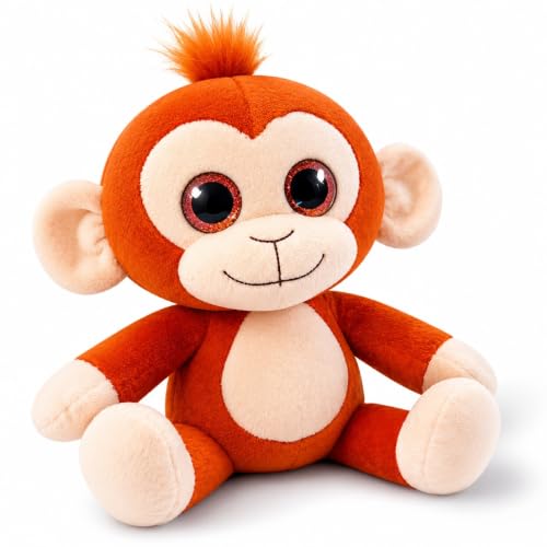 Peluche Mono 20 cm - Mono de Peluche Suave y Blandito - Muñeco Mono de Peluche - Orangutan Pequeño - Regalo Original para Niño y Niña Peluche Mono 20 cm - Mono de Peluche Suave y Blandito - Muñeco Mono de Peluche - Orangutan Pequeño - Regalo Original para Niño y Niña