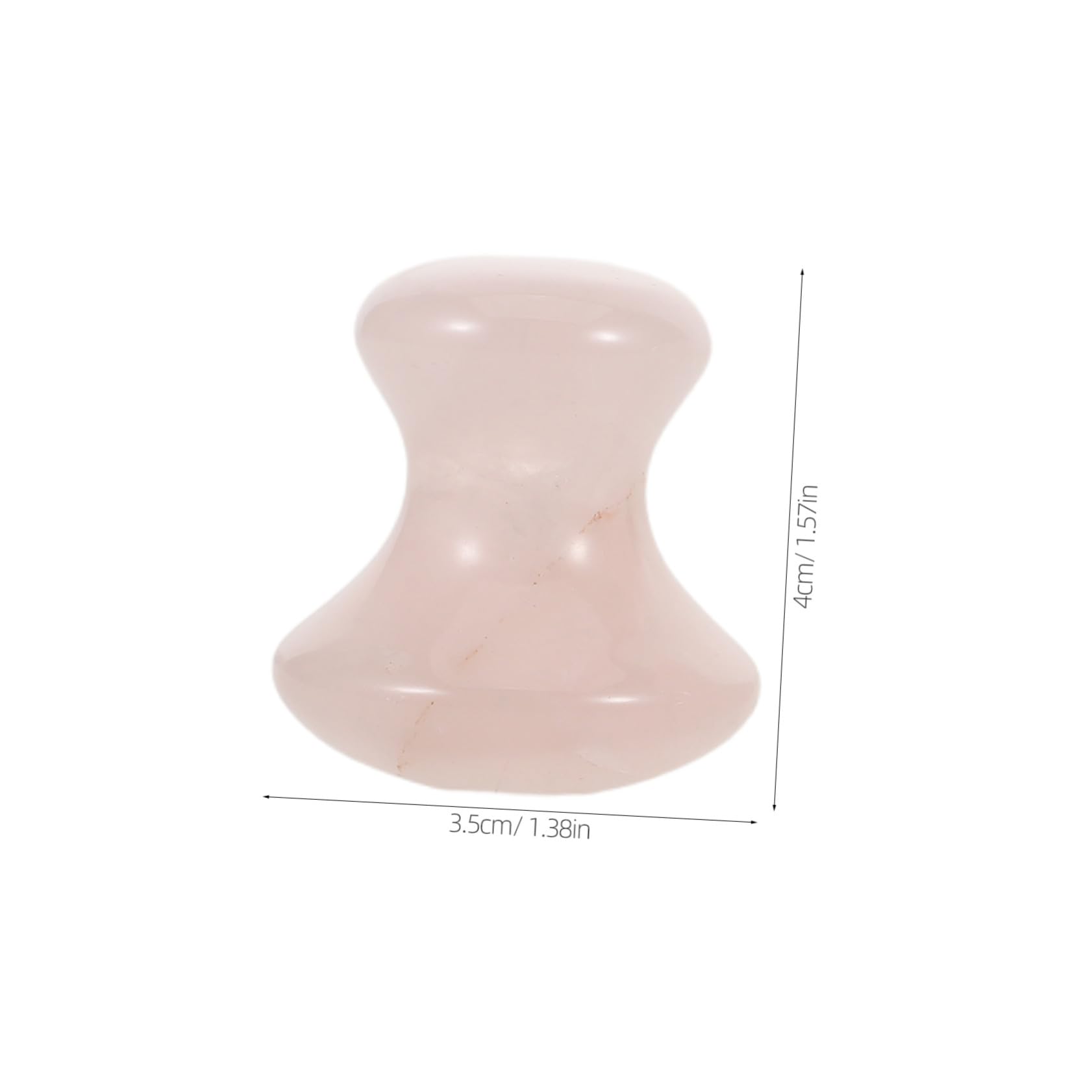 PACKOVE 3pezzi Rullo per Massaggio Viso in Cristallo Pz Strumento Gua Sha Forma di Fungo per Massaggio del Viso Pietra per Facciale