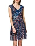 Desigual; Woman; Dress Short Sleeve; Blue; Merry