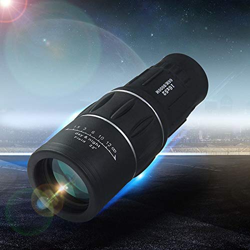 Luneta Monóculo Telescópio Tático a prova d'agua 16x52 Alcance Zoom Profissional