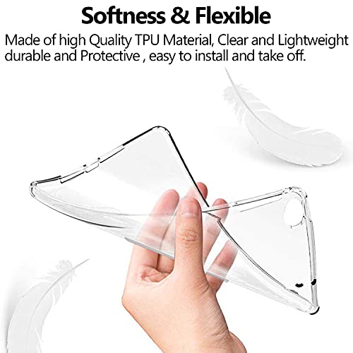 Image of iPad PRO 10.5 Inch 2017 Air 10.5 3rd Generation 2019 [ Air 3 ] A1701 A2152 A2123 MQF12HN /A MQEY2HN /A MQF22HN /A MQF02HN /A Air Cushion Corner Cover with Soft Silicone Clear Back - Transparent