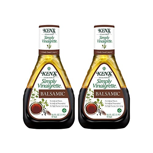 Ken's Steak House Simply Vinaigrette, Balsamic, Salad Dressing