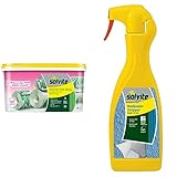 Solvite 2029424 5-Roll Paste the Wall Ready-Mix – Pink, Solvite 1574679 Ready to Use Wallpaper Stripper - 1 L, Green/Yellow