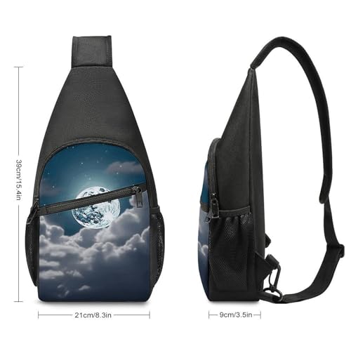 Mochila cruzada tipo sling para viaje y senderismo miniatura 2