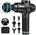 Produktbild SEFON Massagepistole Massagegun elektrisch Massagegerät Muskel Pistole Muskel entspannen Therapie Gun Deep Tissue Massage mit 6 Massageköpfen 20 Geschwindigkeiten mit Tragetasche Schwarz