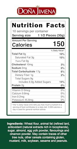 Dona Jimena Pastas De Espana (Assorted Spanish Delights) Decorative Tin 300g