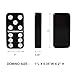 Vovotuzzi Dominos Set for Adults and Kids - Double 6 Domino Set - Dominoes Set for Kids and Adults, Classic Board Game for Family Nights & Travel, Black