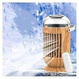 BAIYUN Air Cooler, 4 en 1 AC Portatil para Auto | Acondicionado Aire con 3 Colores led, 2 Modo Niebla y 3 velocidades para Dormitorio