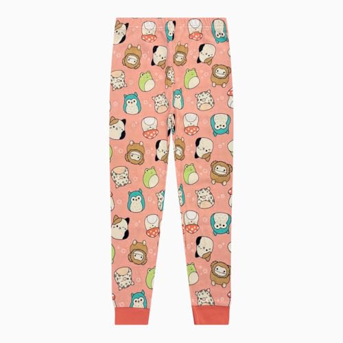 Squishmallows Girls Pajama Set - 3 Piece Pants, T-Shirt & Shorts - Cotton Sleepwear PJ Set for Kids - Official License4