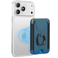 ExtreLife Porte-cartes Magnétique Compatible Avec Support MagSafe Pour IPhone 16/15/14/13/12, Portefeuille Magnétique En Cuir Avec Support Réglable, EDC Minimaliste, Convient à 7 Cartes, Vert