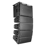 Sound Town ZETHUS Series Line Array Speaker System with Four Dual 10-inch Powered...