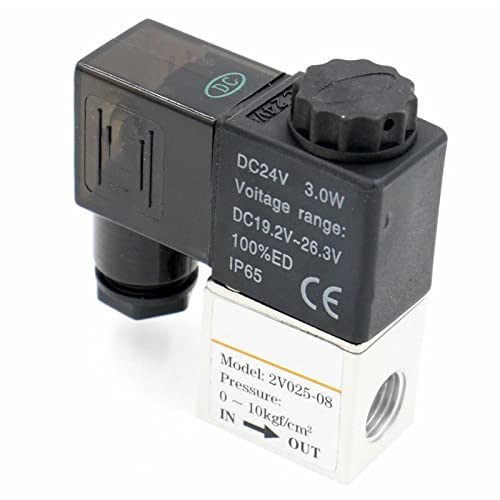 Bobine d'électrovanne pneumatique 1/4 - Commande électrique 24V haute précision - 2