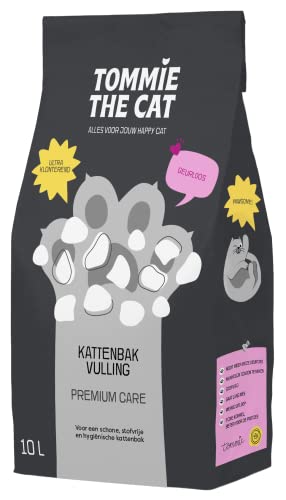 Tommie the Cat 20L premium kattenbakvulling geurloos, ultra klontvormend en stofvrij